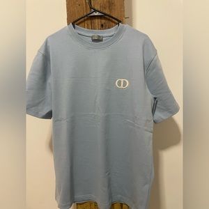 Christian Dior light blue t shirt